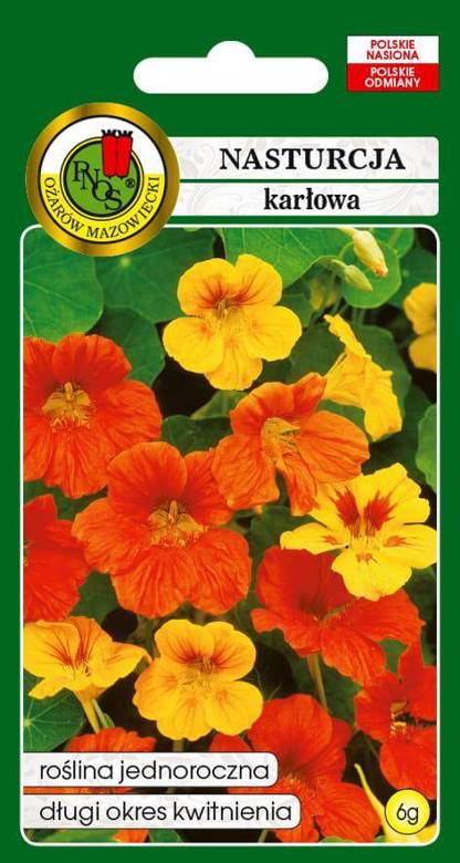 Dwarf Nasturtium Mix 6g (Tropaeolum maj. nan. maximum)