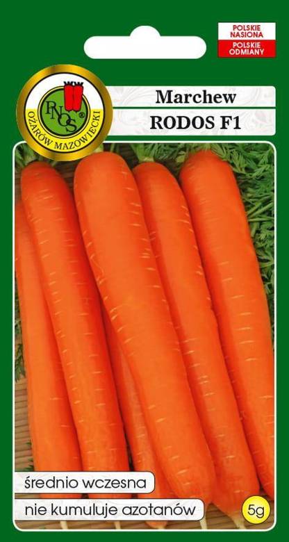 Edible carrot RODOS F1 5g (Daucus carota)