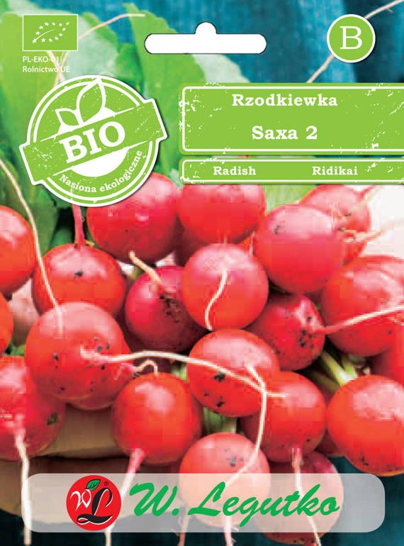 SAXA 2 Radish 5g BIO (Raphanus sativus var. sativus)