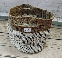 Handmade XXL rope basket cylinder wheel.
