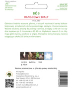 Bób ogrodowy HANGDOWN BIAŁY 50g (Vicia faba)