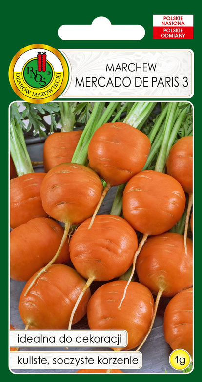 Edible carrot MERCADO DE PARIS 3 1g (Daucus carota)