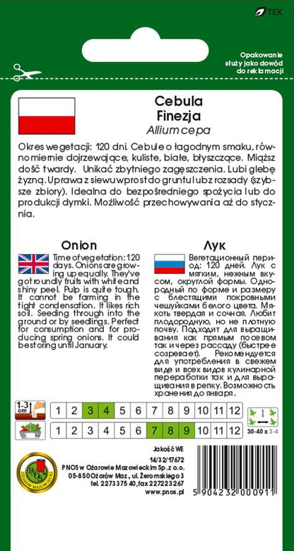 Onion FINEZJA 5g (Allium cepa)
