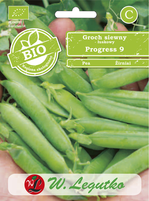 Organic shelling pea seeds PROGRESS 9 30g BIO (Pisum sativum)