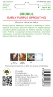 Brokuł EARLY PURPLE SPROUTING 1g (Brassica oleracea italica)