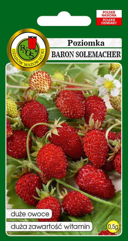 Poziomka BARON SOLEMACHER 0,5g (Fragaria vesca)