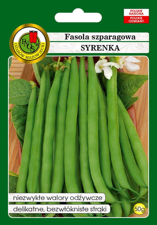 Green dwarf bean SYRENKA 50g (Phaseolus vulgaris)