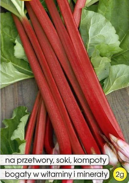 Rhubarb LIDER 2g (Rheum rhabarbarum)