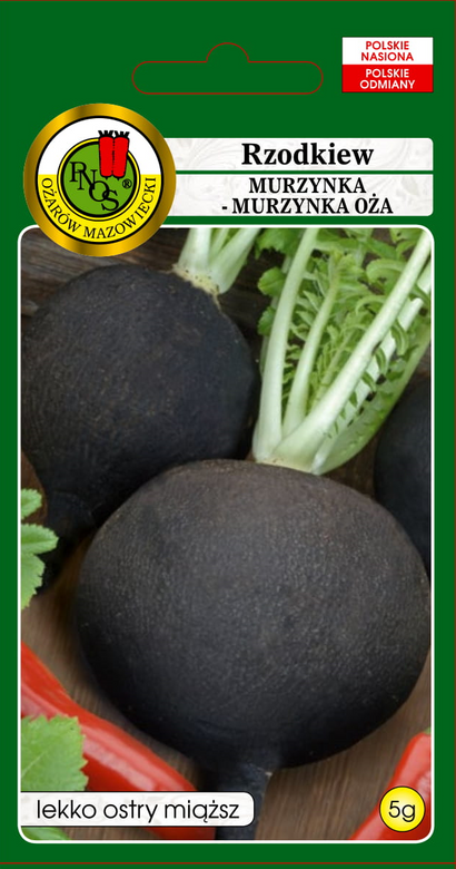 Black Radish MURZYNKA-MURZYNKA OŻA 5g (Raphanus sativus var. niger)