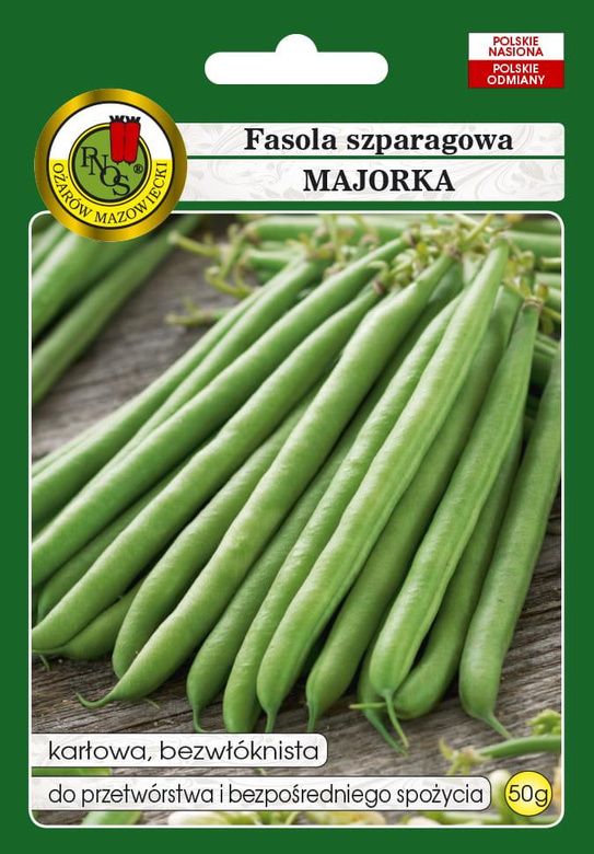 FASOLA SZPARAG.ZIELONA KARŁOWA MAJORKA 50g