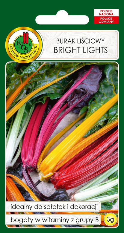 Swiss Chard BRIGHT LIGHTS 3g (Beta vulgaris sub. cicia)