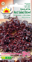 Sałata liściowa-dębolistna RED SALAD BOWL czerwona 1g