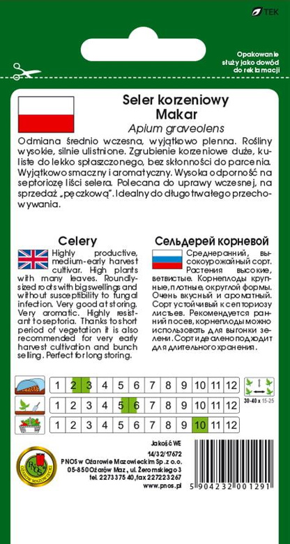 Root celery MAKAR 1g (Apium graveolens)