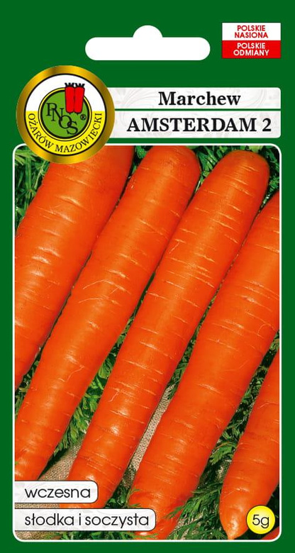 Marchew jadalna AMSTERDAM 2 5g (Daucus carota)