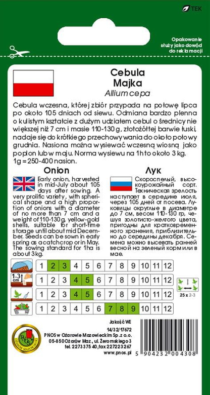 Onion MAJKA 2g (Allium cepa)