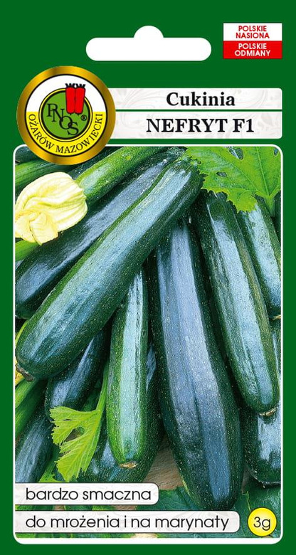 Zucchini Pumpkin Common NEFRYT F1 3g (Cucurbita pepo)