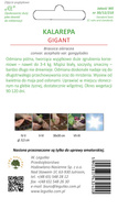 Kalarepa GIGANT 2g (Brassica oleracea convar. acephala var. gongylodes)