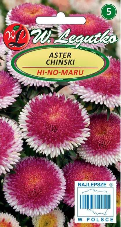 Chinese Aster LILIPUT HI-NO-MARU 0.3g (Callistephus chinensis)