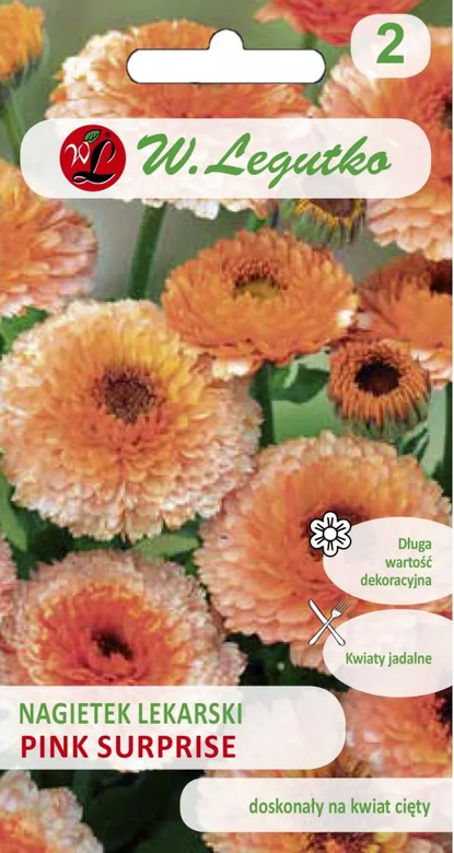 Calendula officinalis "Pink Surprise" 2g (Pot Marigold)