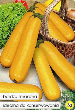 Golden Zucchini Squash 3g (Cucurbita pepo)