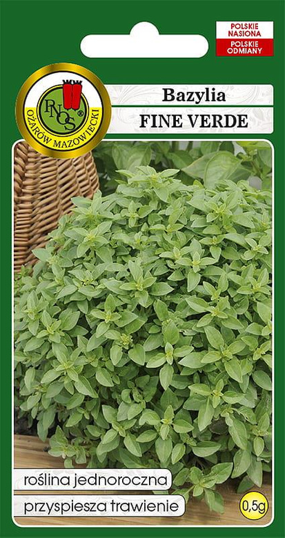 Basil FINE VERDE 0.5g (Ocimum basilicum)