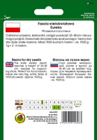 Fasola na suche nasiona EUREKA 50g (Phaseolus coccineus)