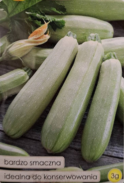 Cukinia Dynia zwyczajna GREY ZUCCHINI 3g (Cucurbita pepo)