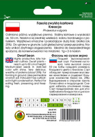 Dry bean seeds CREATION 50g (Phaseolus vulgaris)