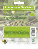 Cukinia Dynia zwyczajna BLACK BEAUTY 2g BIO (Cucurbita pepo)