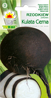 Winter Radish ROUND BLACK (Black Sphere) 5g (Raphanus sativus L. var. major)