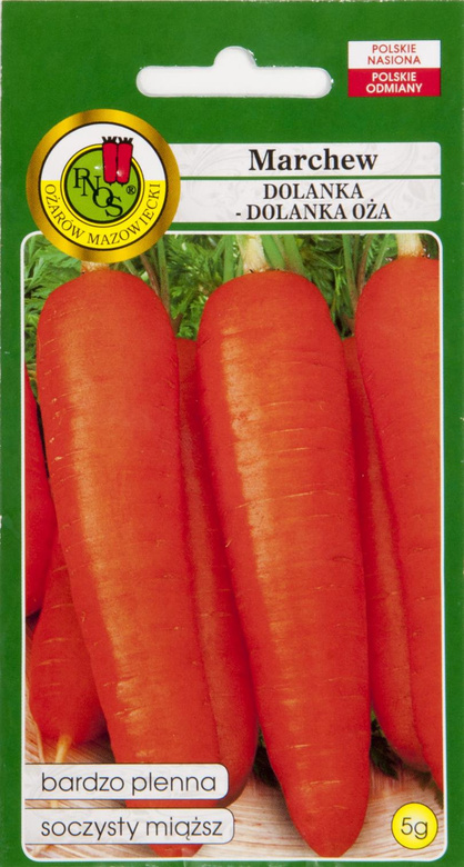 Marchew jadalna DOLANKA-DOLANKA OŻA 5g (Daucus carota)