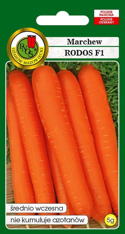 Edible carrot RODOS F1 5g (Daucus carota)