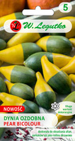 Dynia ozdobna PEAR BICOLOUR dwukolorowa 1g (Cucurbita pepo)
