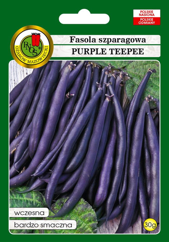 Purple Dwarf French Bean PURPLE TEEPEE 30g (Phaseolus vulgaris)