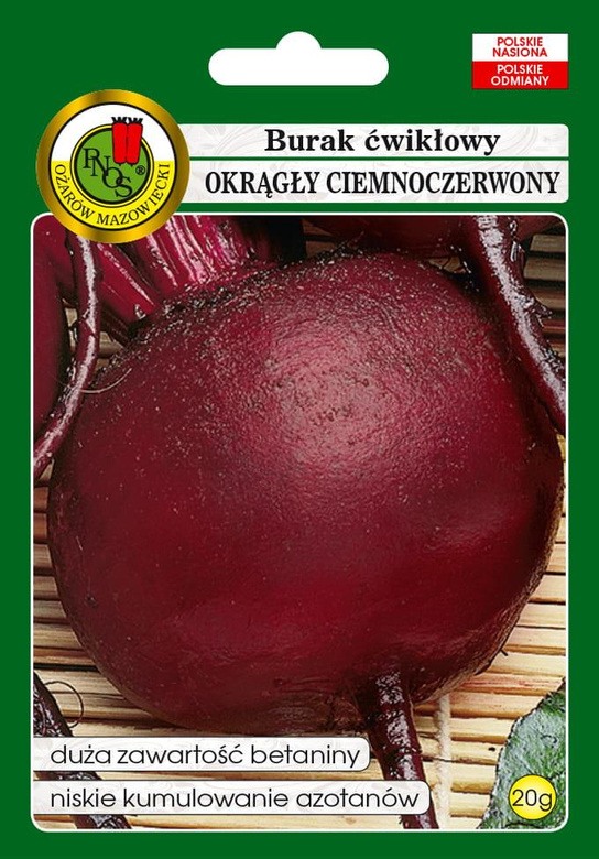 Round dark red beetroot 20g (Beta vulgaris)