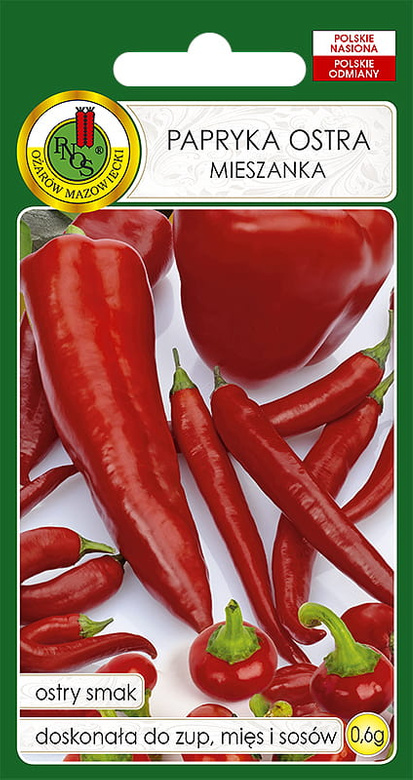 Papryka ostra mieszanka 0,6g (Capsicum annuum)