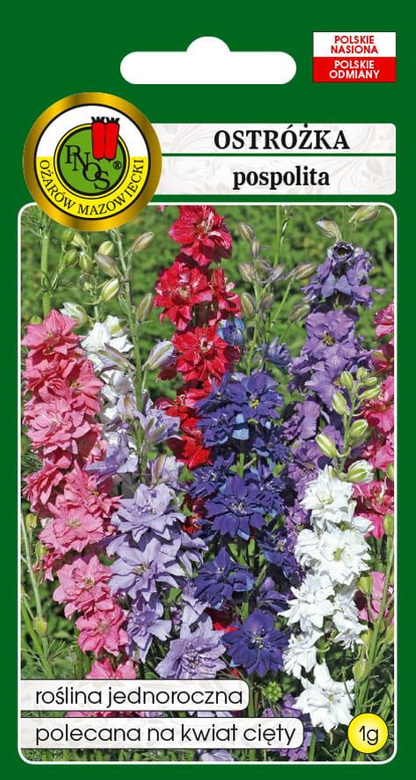 Common Larkspur mix 1g (Delphinium consolida)