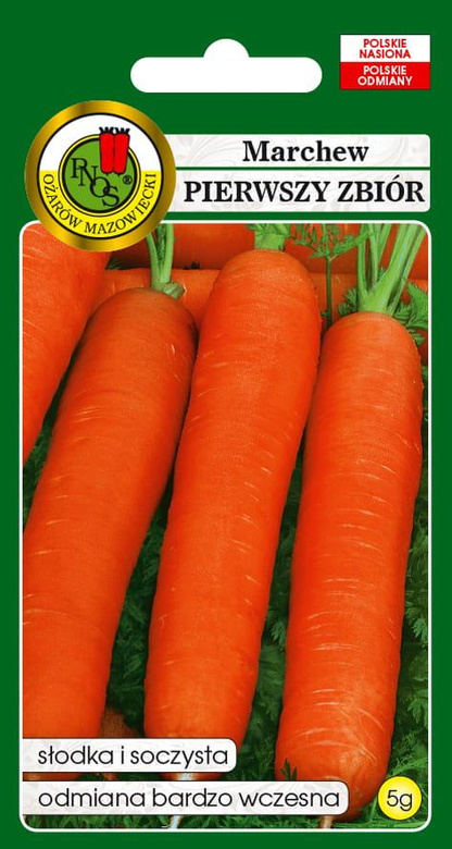 Edible carrot FIRST HARVEST 5g (Daucus carota)