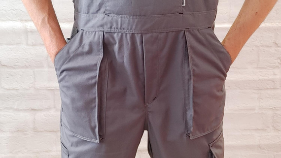 Women's and men's work pants overalls