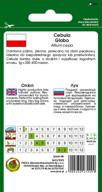 GLOBO Onion 3g (Allium cepa)