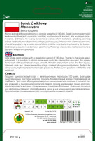 Burak ćwikłowy MONORUBRA 10g (Beta vulgaris)
