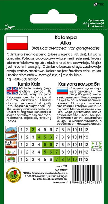Kalarepa ALKA 2g (Brassica oleracea var. gongylodes)
