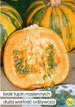 Shell-less common pumpkin JUNONA 5g (Cucurbita pepo)