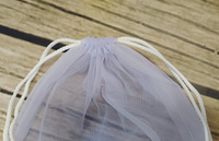 Worki Siatki zero waste na zakupy do ochrony owoców 10 sztuk 28x37 wrzosowy