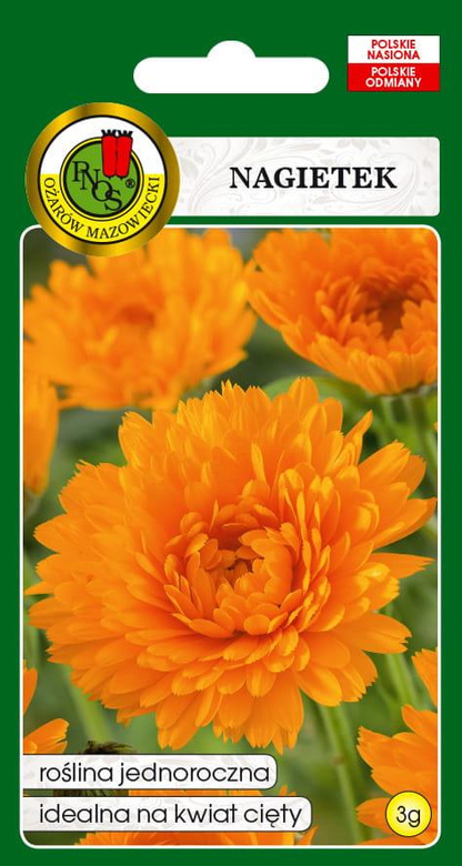 Nagietek pomarańczowy 3g (Calendula officinalis fi. pl.)