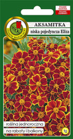 Single French Marigold ELIZA Peach-Crimson 1g (Tagetes patula nana)