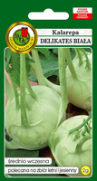 Kalarepa DELIKATES BIAŁA 2g (Brassica oleracea var. gongylodes)