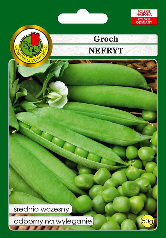 Groch łuskowy NEFRYT 50g (Pisum sativum)