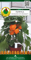 Papryka MINI BLOCK ILYN ORANGE F1 15z (Capsicum annuum)