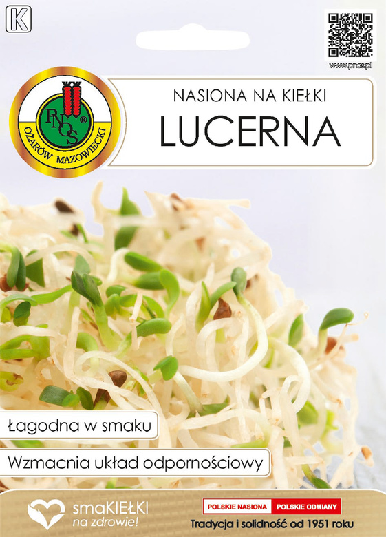 Nasiona na kiełki LUCERNA 30g